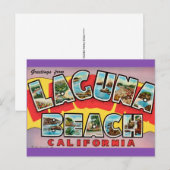 Laguna Beach CA Postkarte (Vorne/Hinten)