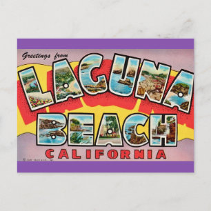 Laguna Beach CA Postkarte
