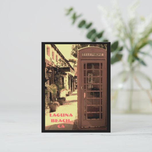 Laguna Beach, CA Postkarte (Stehend Vorderseite)