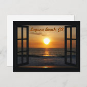 Laguna Beach, CA Postkarte (Vorne/Hinten)