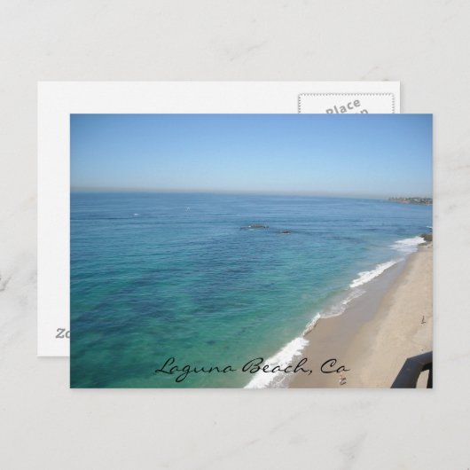 Laguna Beach, Ca Postkarte (Vorne/Hinten)