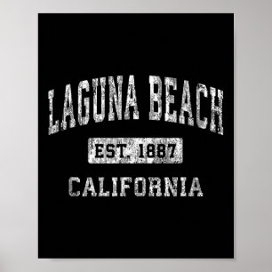 Laguna Beach California Ca Vintag etablierter Spo Poster