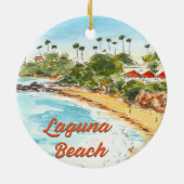 Laguna Beach California Ornament (Hinten)