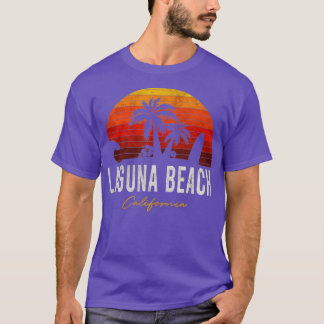 Laguna Beach California Palms Vacation Surf Sundow T-Shirt