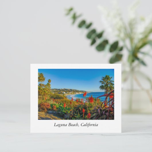 Laguna Beach California Postkarte (Stehend Vorderseite)