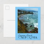 Laguna Beach California Postkarte (Vorne/Hinten)