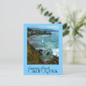 Laguna Beach California Postkarte (Stehend Vorderseite)