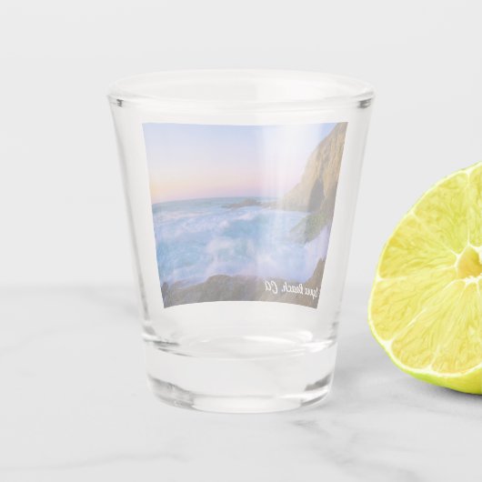 Laguna Beach California Schnapsglas (Rückseite)