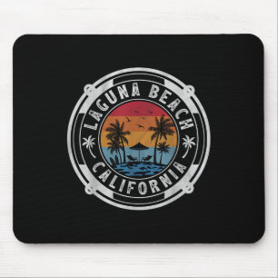 Laguna Beach California Sommerurlaub Vintag Su Mousepad