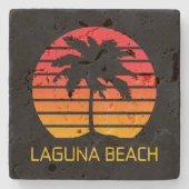 Laguna Beach California  Steinuntersetzer (Vorderseite)
