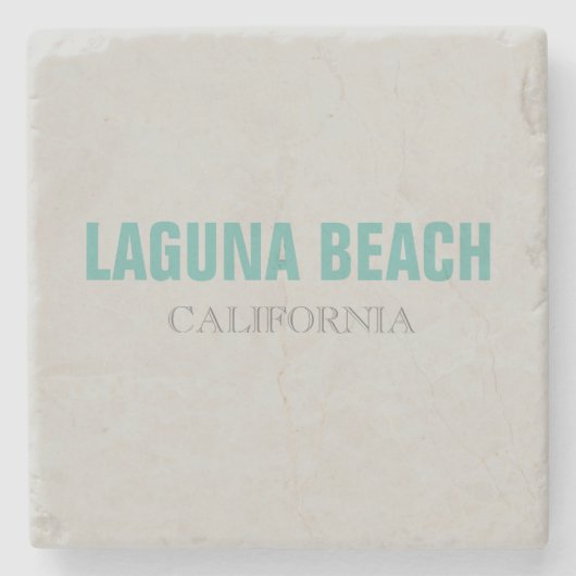 Laguna Beach California Stone Untersetzer (Vorderseite)
