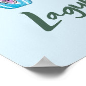 Laguna Beach California Surfboards Poster (Ecke)