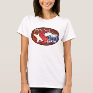 Laguna Beach California Surfer Wellen Kunsttank T-Shirt