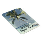 Laguna Beach California Vintages Retro-Poster Magnet (Rechte Seite)