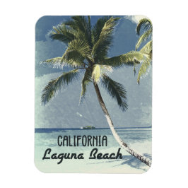 Laguna Beach California Vintages Retro-Poster Magnet
