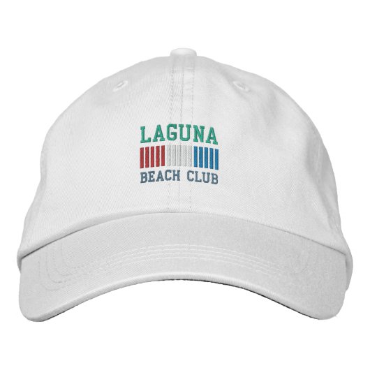 LAGUNA BEACH CLUB BESTICKTE KAPPE (Vorderseite)