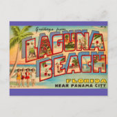 Laguna Beach FL Vintage Postkarte (Vorderseite)
