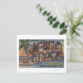Laguna Beach, Florida - Große Briefmarkenszenen Postkarte (Stehend Vorderseite)