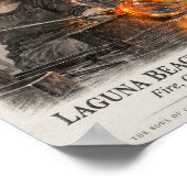 Laguna Beach Glass Studio Poster (Ecke)