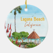 Laguna Beach Heisler Park Schmuck Keramik Ornament (Hinten)