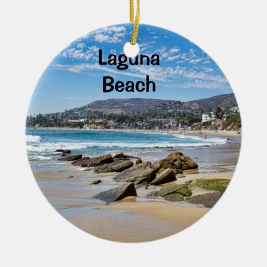 Laguna Beach Holiday Keramikornament (Vorne)