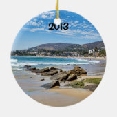 Laguna Beach Holiday Keramikornament (Hinten)