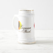 Laguna Beach Kalifornien Bierglas (Vorderseite Links)