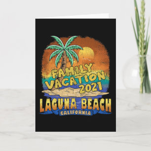 Laguna Beach Kalifornien Familienurlaub Souvenir M Karte