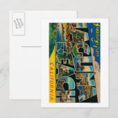 Laguna Beach, Kalifornien - Große Briefmarkenszene Postkarte (Vorne/Hinten)