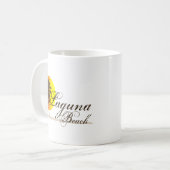 Laguna Beach Kalifornien Kaffeetasse (Vorderseite Links)