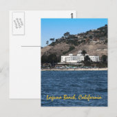 Laguna Beach, Kalifornien Postkarte (Vorne/Hinten)