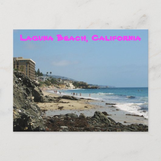 Laguna Beach, Kalifornien Postkarte (Vorderseite)