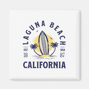 Laguna Beach Kalifornien Surfen Sommerurlaub Vinta Magnet