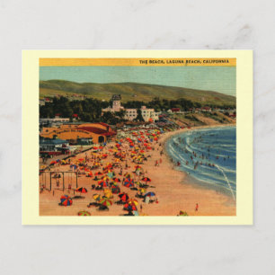 Laguna Beach, Kalifornien Vintage Postkarte