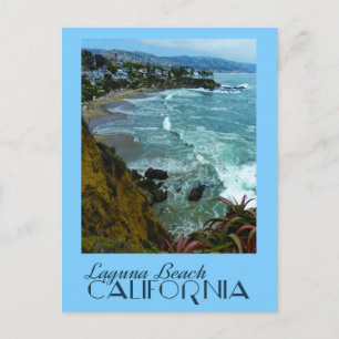 Laguna Beach Kalifornien Vintage-Reiseposter Post Postkarte