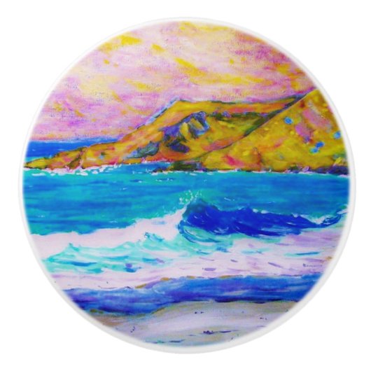 Laguna Beach Keramikknauf (Vorderseite)