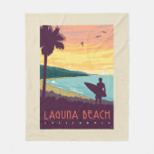 Laguna Beach | Laguna Beach Fleecedecke (Vorderseite)