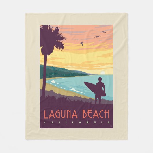 Laguna Beach | Laguna Beach Fleecedecke (Vorderseite)