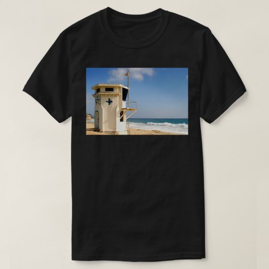 Laguna Beach Lifeguard Tower T-Shirt (Design vorne)