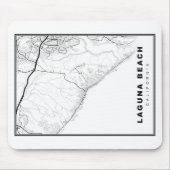 Laguna Beach Map Mousepad (Vorne)