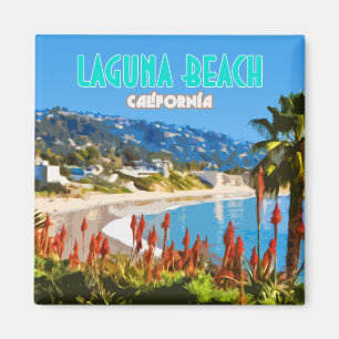Laguna Beach Orange County Kalifornien Vintage Magnet