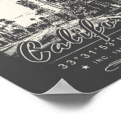 LAGUNA BEACH ORANGE KALIFORNIA VINTAG POSTER (Ecke)