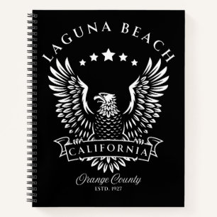 Laguna Beach Orange Landkreis Kalifornien Vintag Notizblock