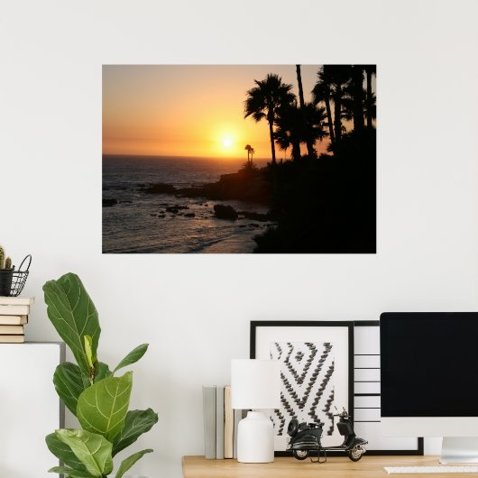Laguna Beach Poster (Heimbüro)