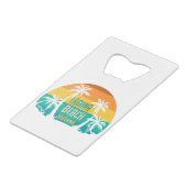 Laguna Beach Retro Geldbeutel Flaschenöffner (Rückseite Schrägansicht)