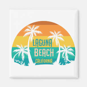 Laguna Beach Retro Magnet