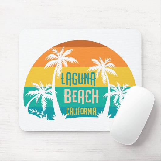 Laguna Beach Retro Mousepad (Mit Mouse)