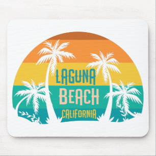 Laguna Beach Retro Mousepad