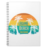 Laguna Beach Retro Notizblock (Vorderseite)