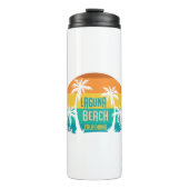 Laguna Beach Retro Thermosbecher (Vorderseite)